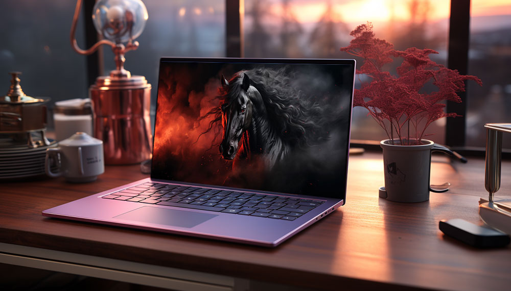 Fond d'écran ultra HD 4K de cheval noir pour ordinateur de bureau, ordinateur portable, iPhone et téléphone à télécharger gratuitement