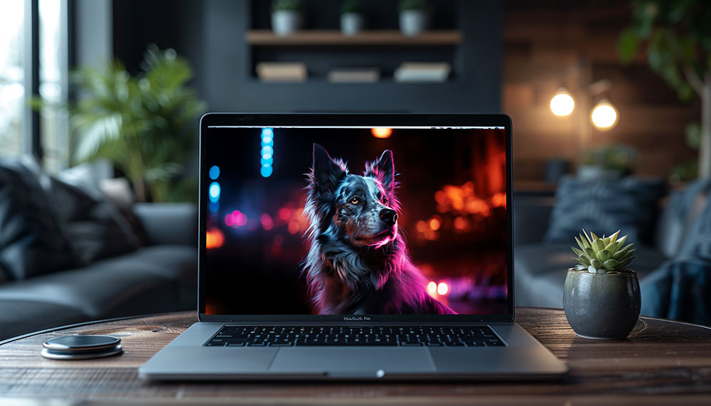 Border collie chien la nuit fond d'écran ultra HD 4K pour ordinateur de bureau, ordinateur portable, iPhone et téléphone téléchargement gratuit