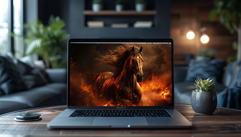 Cheval courant fond d'écran ultra HD 4K pour ordinateur de bureau, ordinateur portable, iPhone et téléphone téléchargement gratuit
