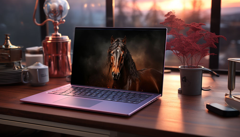 Fond d'écran ultra HD 4K de cheval brun foncé pour ordinateur de bureau, ordinateur portable, iPhone et téléphone à télécharger gratuitement