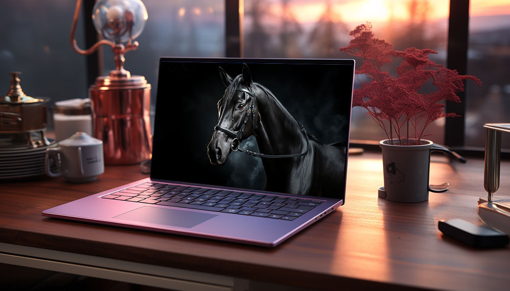 fond d'écran ultra HD 4K de cheval noir en gros plan pour ordinateur de bureau, ordinateur portable, iPhone et téléphone téléchargement gratuit