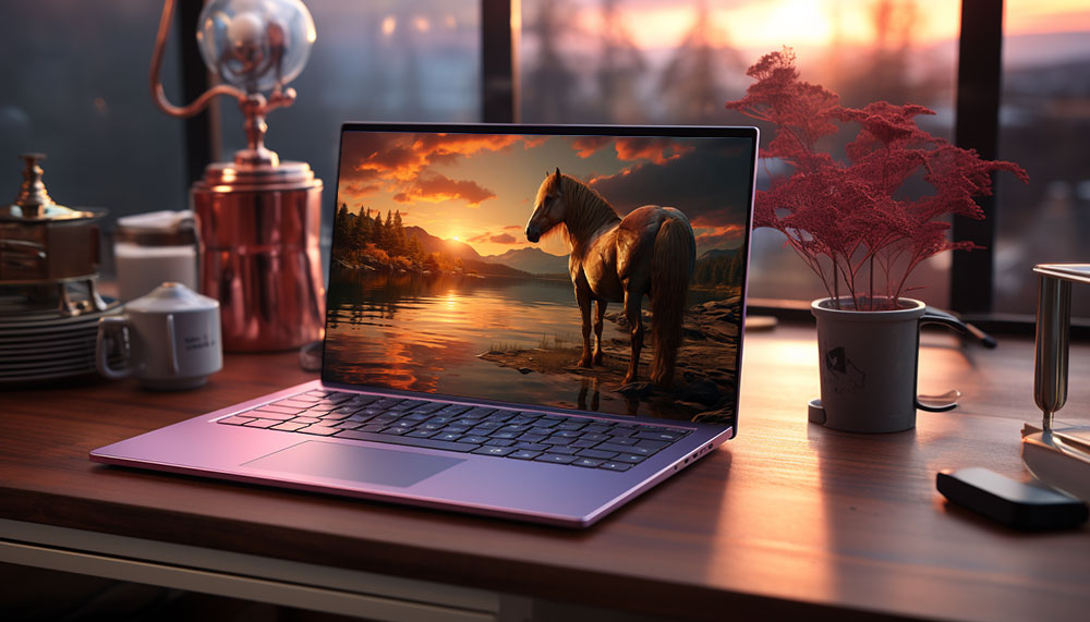 Cheval au coucher du soleil fond d'écran ultra HD 4K pour ordinateur de bureau, ordinateur portable, iPhone et téléphone téléchargement gratuit