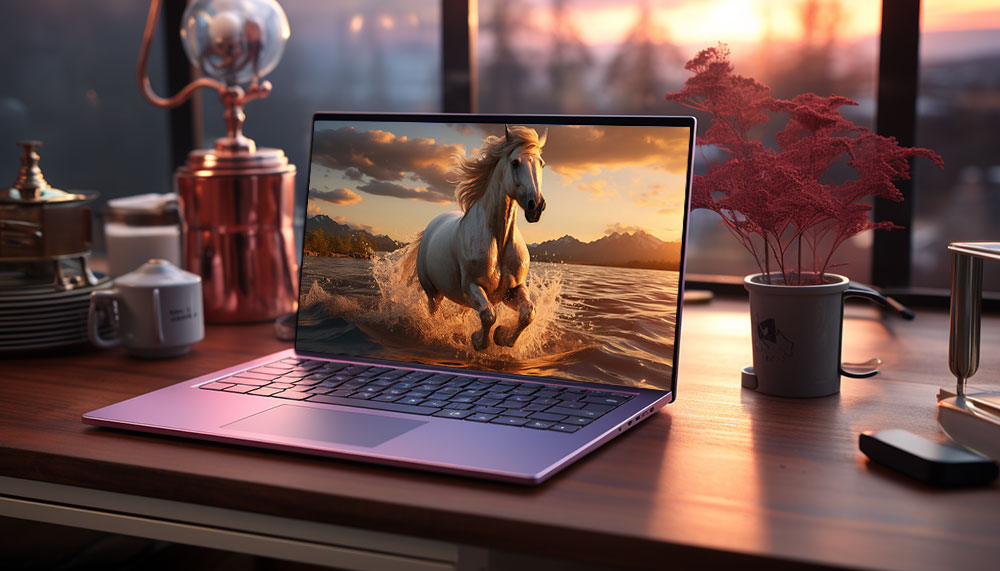Cheval blanc en cours d'exécution fond d'écran ultra HD 4K pour ordinateur de bureau, ordinateur portable, iPhone et téléphone téléchargement gratuit