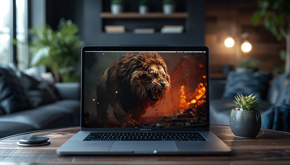 Fond d'écran ultra HD 4K du Roi Lion rugissant pour ordinateur de bureau, ordinateur portable, iPhone et téléphone à télécharger gratuitement