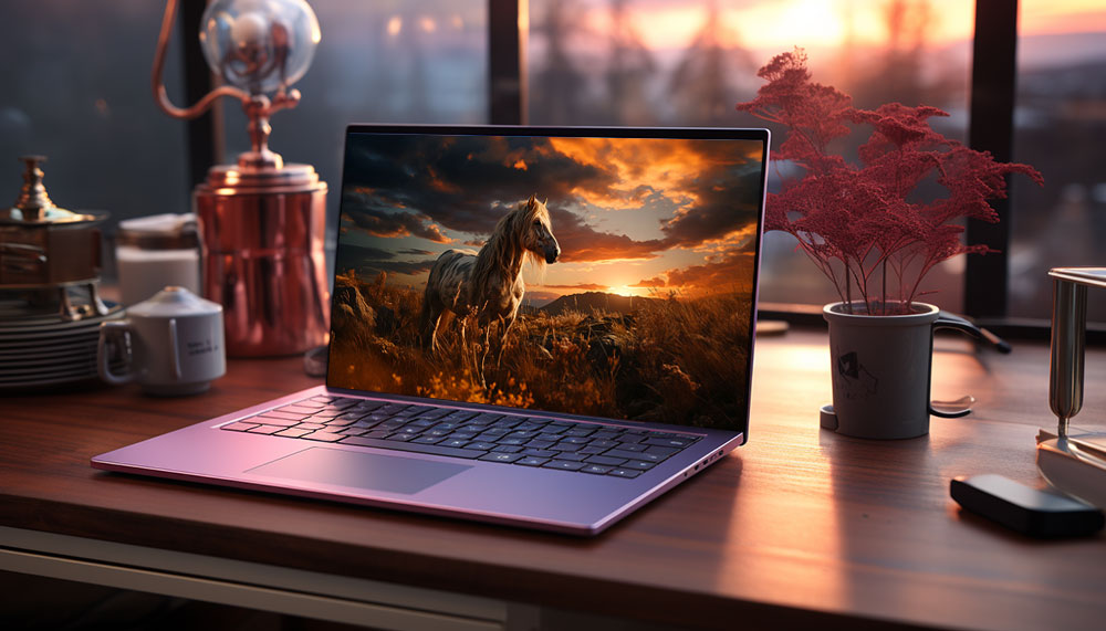 Beau cheval au coucher du soleil fond d'écran ultra HD 4K pour ordinateur de bureau, ordinateur portable, iPhone et téléphone téléchargement gratuit