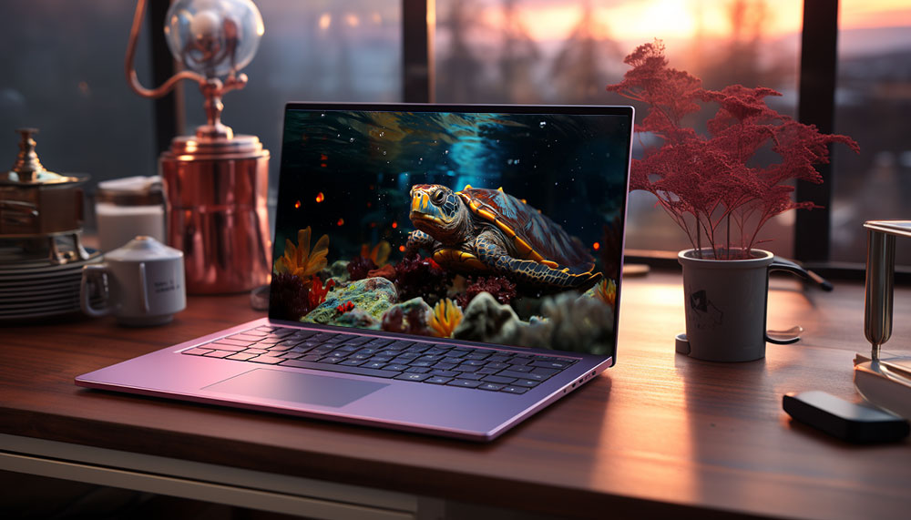 fond d'écran ultra HD 4K de tortue colorée sous-marine pour ordinateur de bureau et téléphone téléchargement gratuit