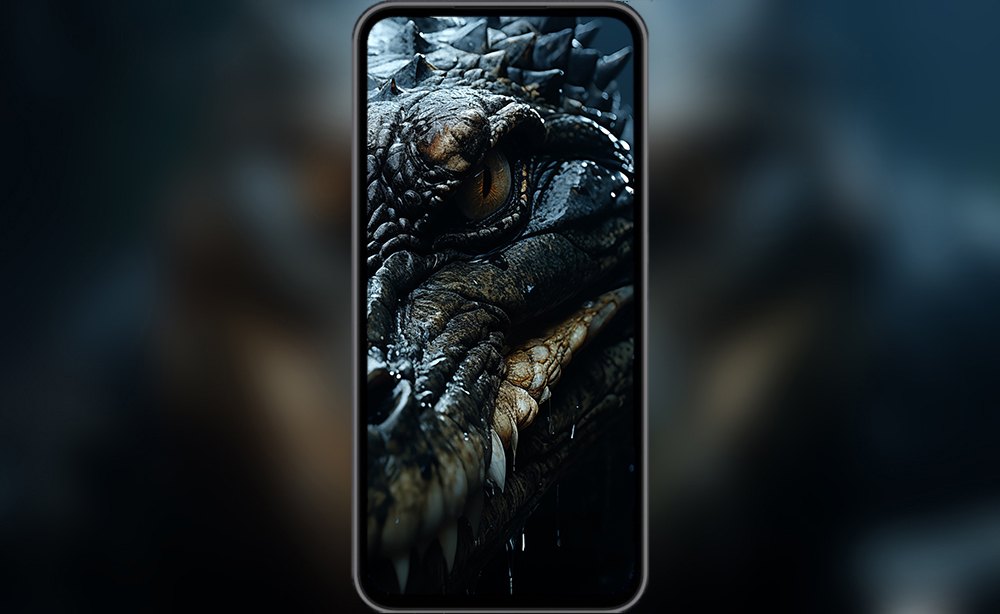 Gros plan d'un crocodile fond d'écran ultra HD 4K pour ordinateur de bureau, ordinateur portable, iPhone et téléphone téléchargement gratuit