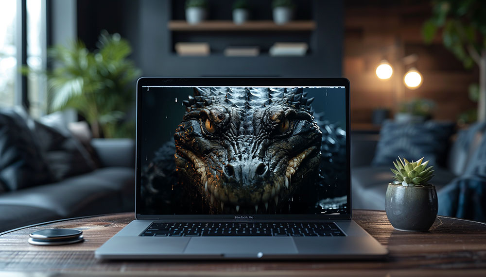 Gros plan d'un crocodile fond d'écran ultra HD 4K pour ordinateur de bureau, ordinateur portable, iPhone et téléphone téléchargement gratuit