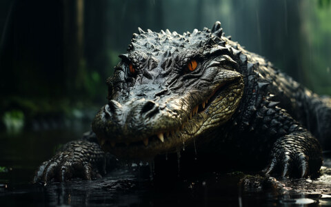 gros plan d'un crocodile fond d'écran ultra HD 4K pour ordinateur de bureau, ordinateur portable, iPhone et téléphone téléchargement gratuit