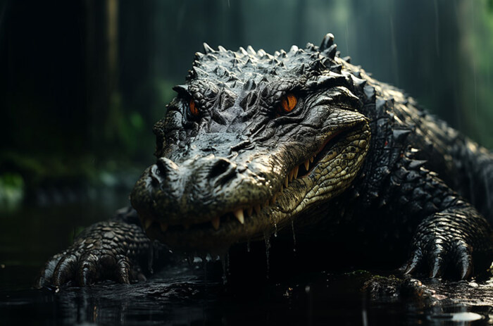 gros plan d'un crocodile fond d'écran ultra HD 4K pour ordinateur de bureau, ordinateur portable, iPhone et téléphone téléchargement gratuit