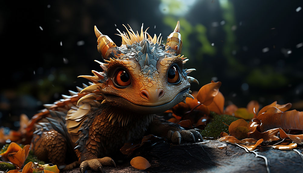 Fond d'écran mignon bébé dragon ultra HD 4K pour ordinateur de bureau, ordinateur portable, iPhone et téléphone téléchargement gratuit