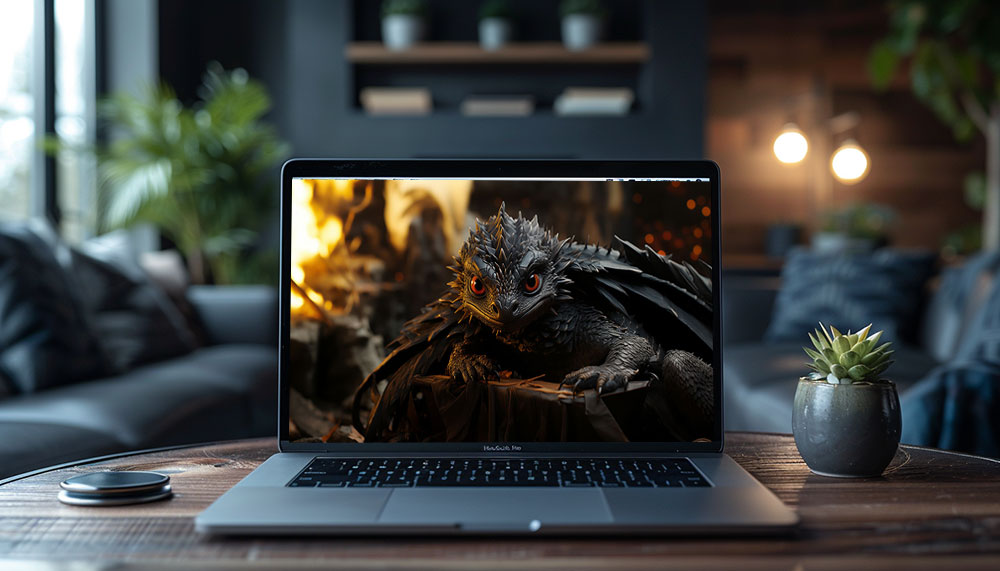 Fond d'écran mignon de dragon noir ultra HD 4K pour ordinateur de bureau, ordinateur portable, iPhone et téléphone téléchargement gratuit