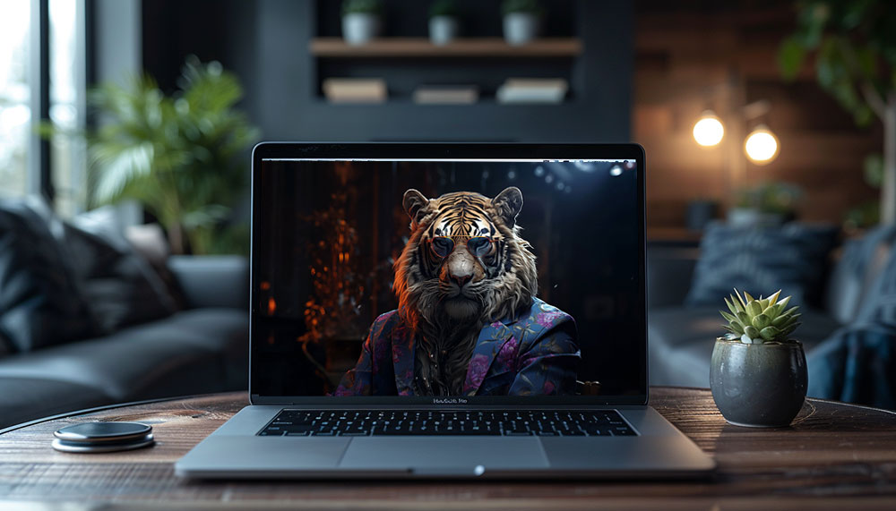 Portrait d'un tigre - Fond d'écran Ultra HD 4K pour ordinateur de bureau, ordinateur portable, iPhone et téléphone - Téléchargement gratuit