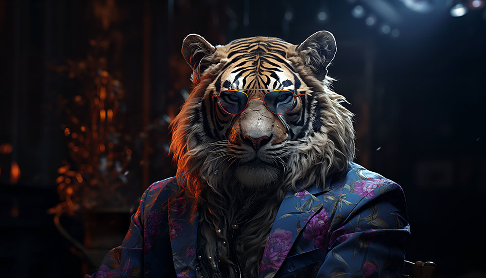 Portrait d'un tigre - Fond d'écran Ultra HD 4K pour ordinateur de bureau, ordinateur portable, iPhone et téléphone - Téléchargement gratuit