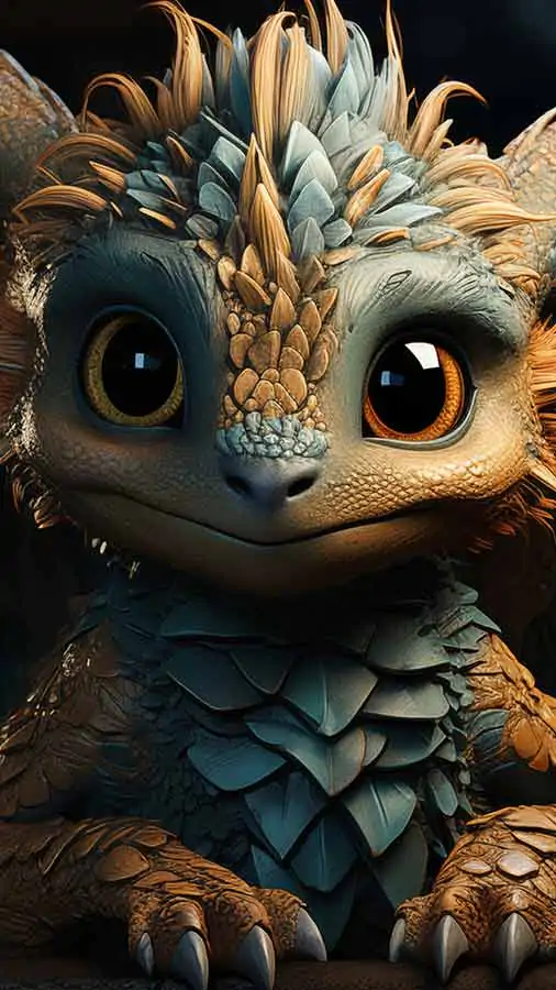 Cute Dragon HD wallpaper 4K free download for iphone and mobile Phone