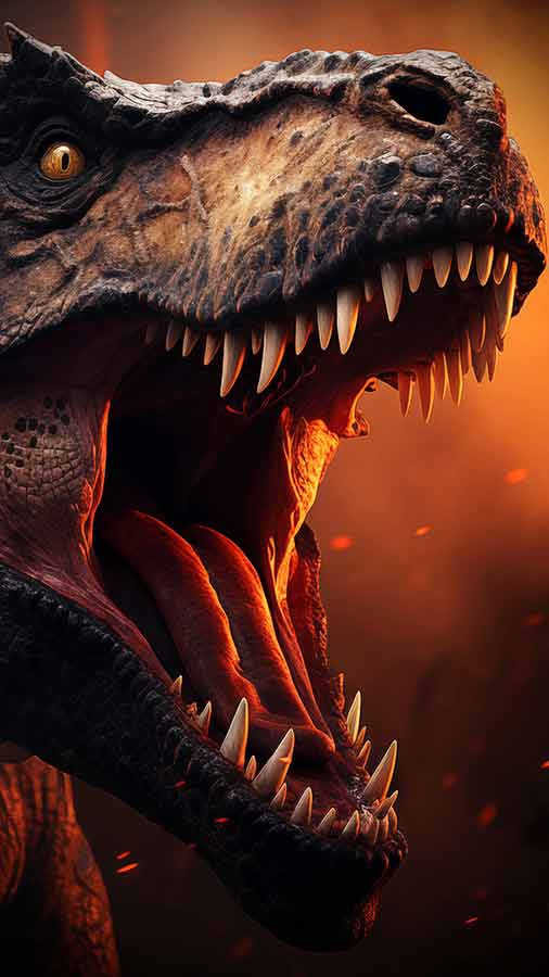 Tyrannosaurus Rex (T-Rex) Fond d'écran HD 4K téléchargement gratuit pour iPhone et téléphone mobile