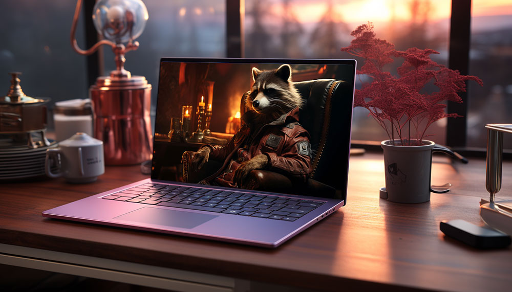 Raton laveur dans un fauteuil fond d'écran ultra HD 4K pour ordinateur de bureau, ordinateur portable, iPhone et téléphone téléchargement gratuit