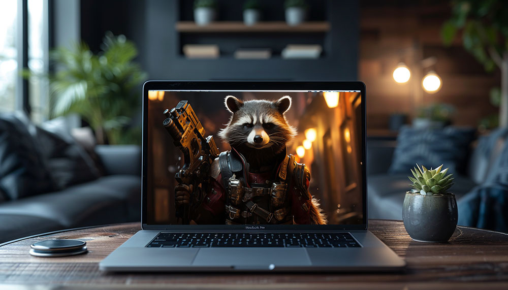 Fond d'écran ultra HD 4K de Rocket Raccoon pour ordinateur de bureau, ordinateur portable, iPhone et téléphone à télécharger gratuitement