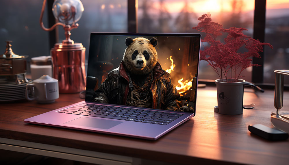 Fond d'écran ultra HD 4K de guerrier panda pour ordinateur de bureau, portable, iPhone et téléphone - téléchargement gratuit