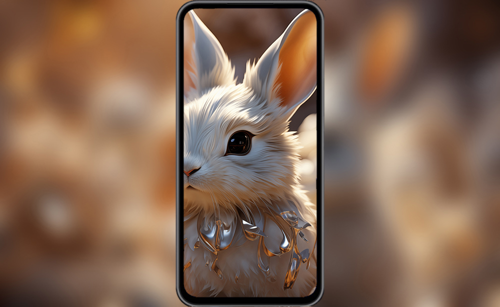 beau fond d'écran de lapin ultra HD 4K pour ordinateur de bureau et téléphone téléchargement gratuit