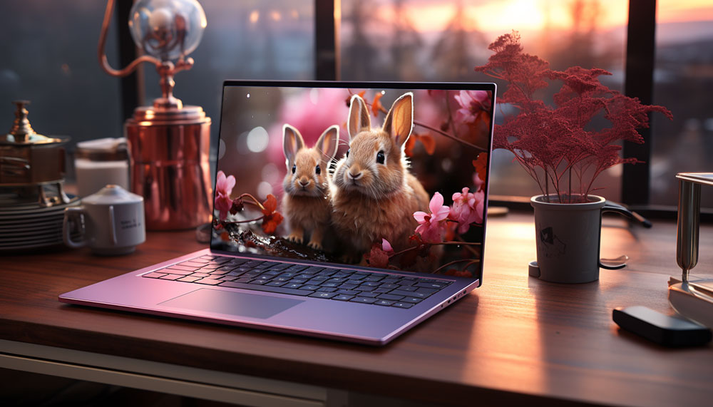 Fond d'écran mignon lapin ultra HD 4K pour ordinateur de bureau et téléphone téléchargement gratuit