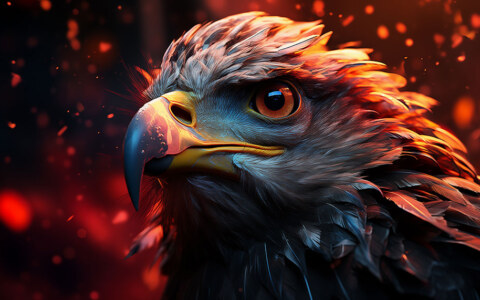 fond d'écran ultra HD 4K d'un aigle à tête blanche en gros plan pour ordinateur de bureau, ordinateur portable, iPhone et téléphone téléchargement gratuit