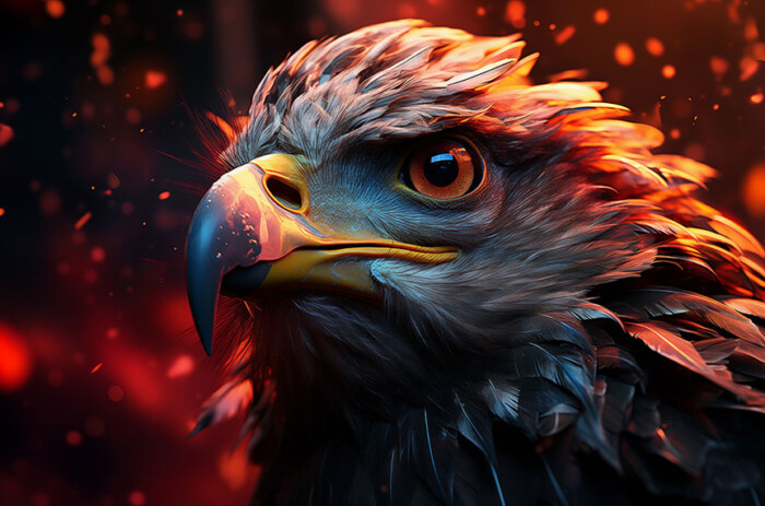 fond d'écran ultra HD 4K d'un aigle à tête blanche en gros plan pour ordinateur de bureau, ordinateur portable, iPhone et téléphone téléchargement gratuit