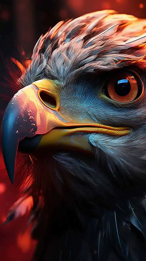 Bald eagle close-up HD wallpaper 4K free download for iphone and mobile Phone