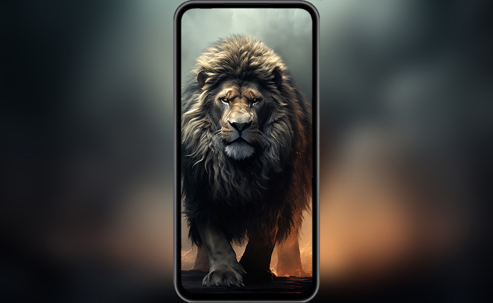 Lion marchant fond d'écran ultra HD 4K pour ordinateur de bureau, ordinateur portable, iPhone et téléphone téléchargement gratuit