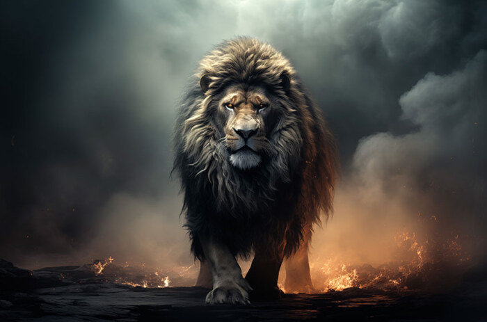 Lion marchant fond d'écran ultra HD 4K pour ordinateur de bureau, ordinateur portable, iPhone et téléphone téléchargement gratuit