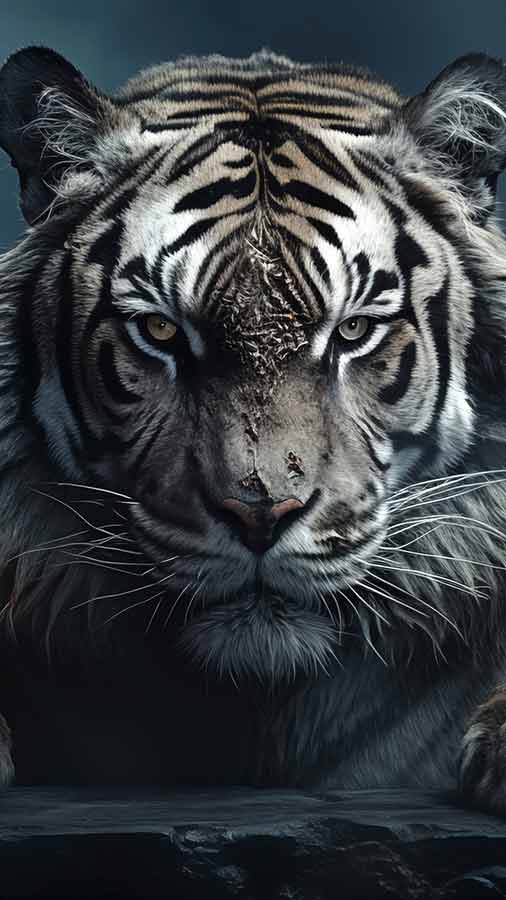 Majestic tiger HD wallpaper 4K free download for iPhone and Phone