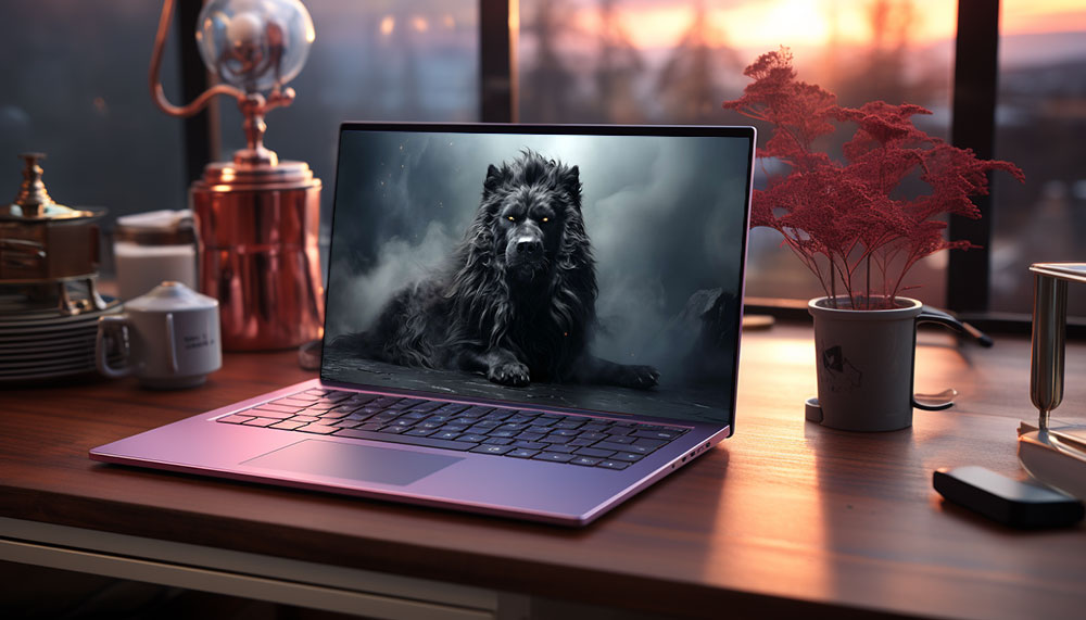 Fond d'écran loup noir ultra HD 4K pour ordinateur de bureau, portable, iPhone et téléphone à télécharger gratuitement