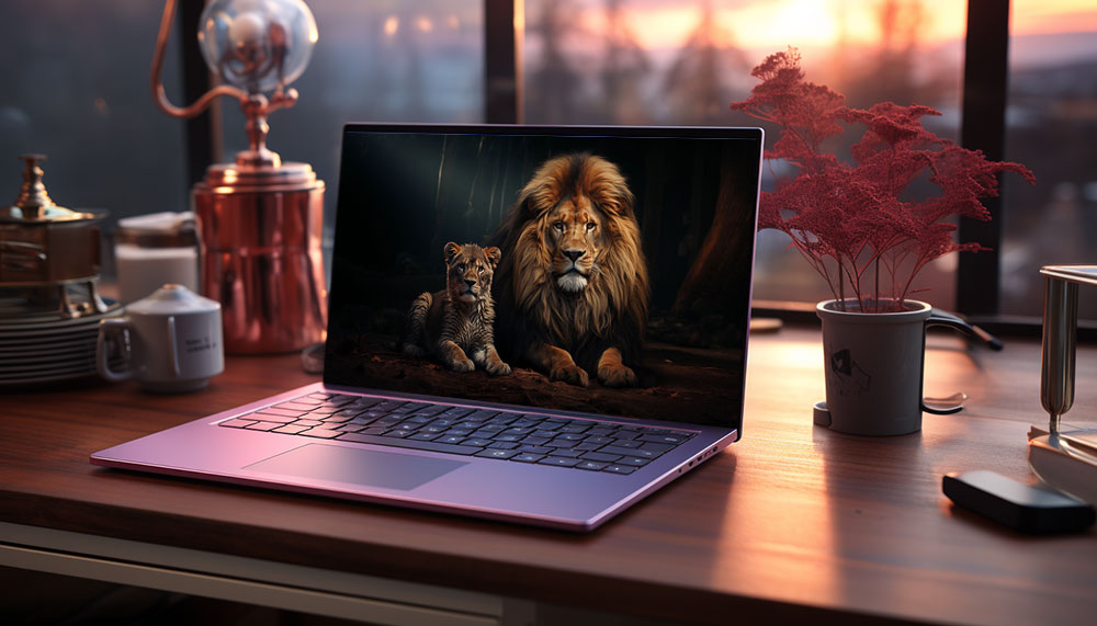 Lion et lionceau fond d'écran ultra HD 4K pour ordinateur de bureau, ordinateur portable, iPhone et téléphone téléchargement gratuit