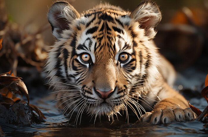 Fond d'écran mignon bébé tigre ultra HD 4K pour ordinateur de bureau et téléphone téléchargement gratuit