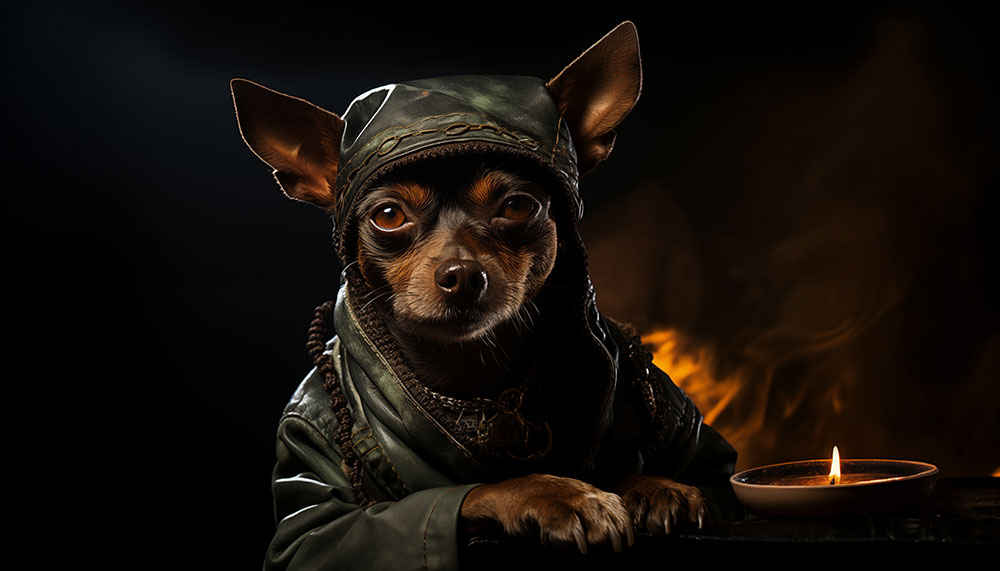Fond d'écran HD 4K de chien moine pour ordinateur de bureau et téléphone à télécharger gratuitement