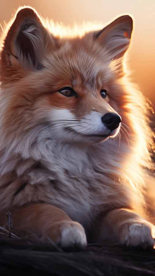 Fond d'écran HD 4K mignon bébé renard à télécharger gratuitement pour iPhone et téléphone mobile