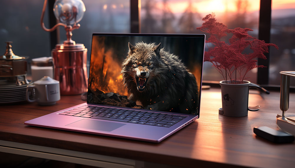 Fond d'écran de loup en colère ultra HD 4K pour ordinateur de bureau et téléphone à télécharger gratuitement