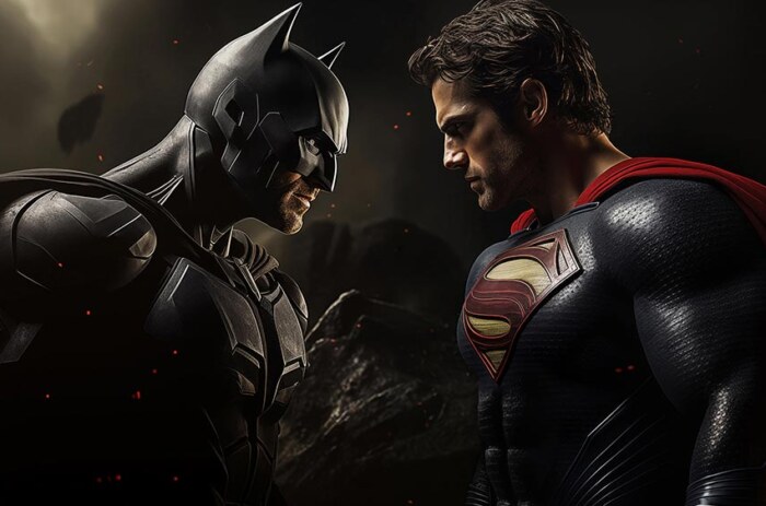Fond d'écran Superman contre Batman L'Homme d'Acier en 4K HD pour PC Bureau mac portable mobile iPhone téléchargement gratuit arrière-plan