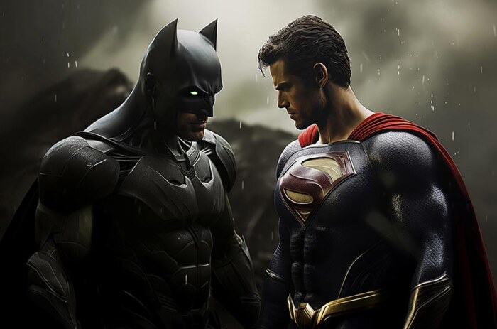 Bataille Batman vs Superman fond d'écran 4K HD pour PC de bureau Mac ordinateur portable mobile iPhone téléphone téléchargement gratuit fond ultraHD UHD
