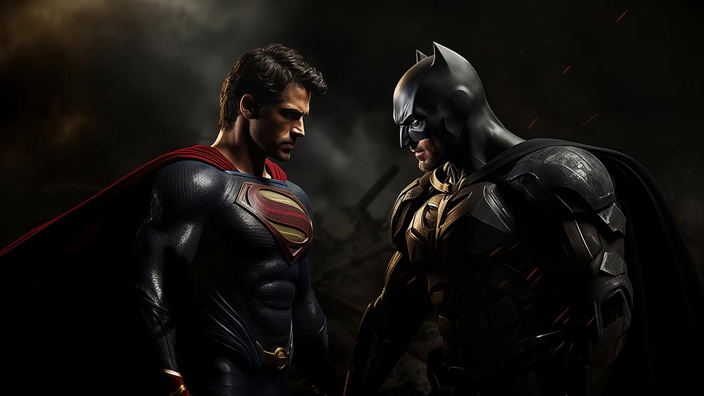 Batman vs Superman DC fond d'écran 4K HD pour PC de bureau Mac ordinateur portable mobile iPhone téléphone téléchargement gratuit fond ultraHD UHD
