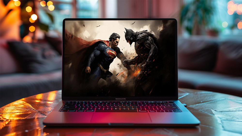 Fond d'écran combat Superman contre Batman 4K HD pour PC Bureau mac portable mobile iPhone téléphone téléchargement gratuit arrière-plan ultraHD UHD