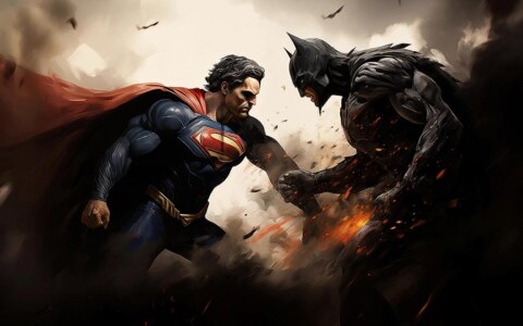 Superman vs Batman fight wallpaper 4K HD for PC Desktop mac laptop mobile iphone Phone free download background ultraHD UHD
