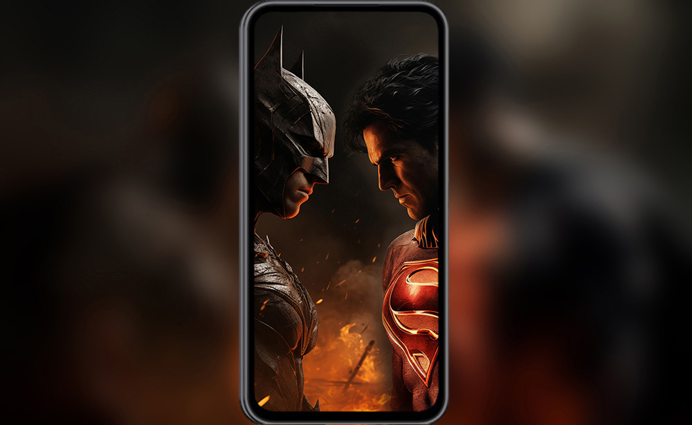 Batman vs Superman combat fond d'écran 4K HD pour PC de bureau Mac ordinateur portable mobile iPhone téléphone téléchargement gratuit fond ultraHD UHD