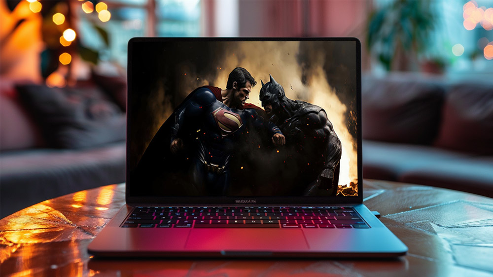 Fond d'écran Fan Art batman contre superman combat 4K HD pour PC Bureau mac portable mobile iPhone téléphone téléchargement gratuit arrière-plan ultraHD UHD