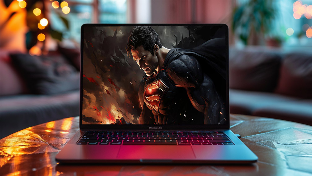 Fond d'écran de bande dessinée Superman 4K HD pour PC de bureau Mac ordinateur portable mobile iPhone téléphone téléchargement gratuit fond ultraHD UHD