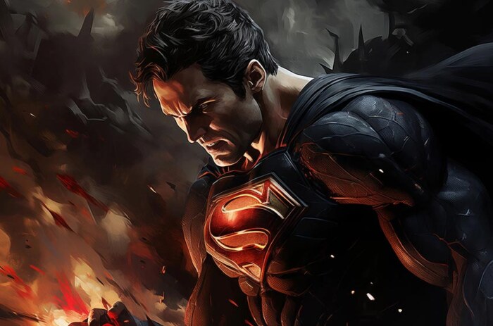 Fond d'écran de bande dessinée Superman 4K HD pour PC de bureau Mac ordinateur portable mobile iPhone téléphone téléchargement gratuit fond ultraHD UHD