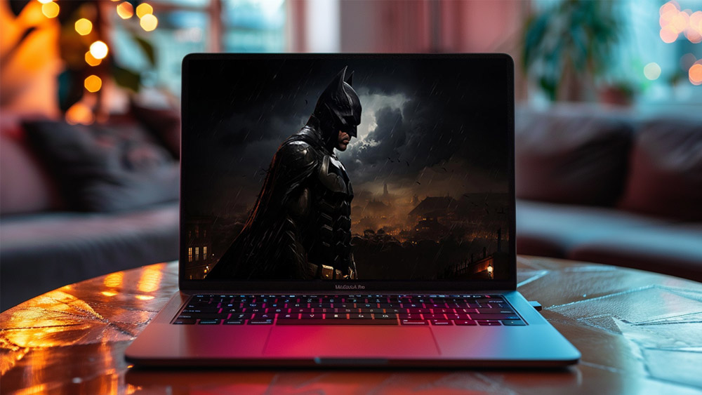 Fond d'écran DC Batman Art Watching 4K HD pour PC de bureau Mac ordinateur portable mobile iPhone téléphone téléchargement gratuit fond d'écran