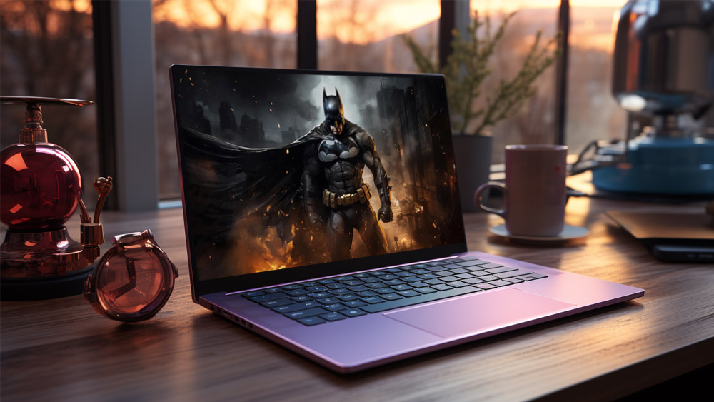 Fond d'écran Batman en feu 4K HD pour PC Bureau mac portable mobile iPhone téléphone téléchargement gratuit arrière-plan ultraHD UHD