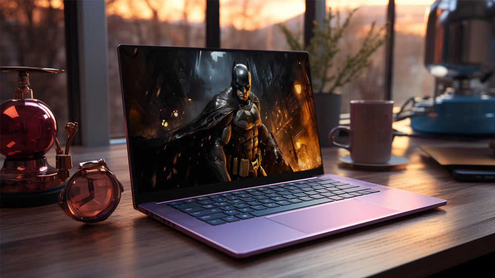 Batman à Gotham City fond d'écran 4K HD pour PC de bureau Mac ordinateur portable mobile iPhone téléphone téléchargement gratuit fond ultraHD UHD