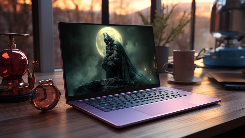 Batman Moon Night Wallpaper 4K HD pour PC Desktop Mac Laptop Mobile iPhone Phone téléchargement gratuit d'arrière-plan